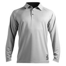 Zhik Mens Long Sleeve Zhikdry Sailing Polo - Ash