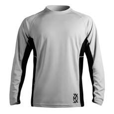 Zhik Mens Long Sleeve Zhikdry Sailing Top - Ash Zhik Mens Long Sleeve Zhikdry Sailing Top - Ash