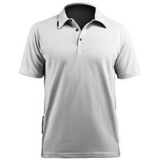 Zhik Mens Poly Cotton Sailing Polo - Ash Zhik Mens Poly Cotton Sailing Polo - Ash