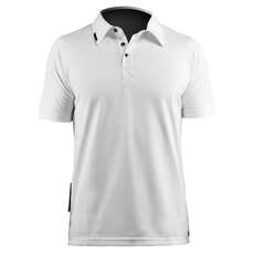 Zhik Mens Poly Cotton Sailing Polo - White Zhik Mens Poly Cotton Sailing Polo - White
