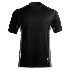 Zhik Mens Short Sleeve Zhikdry Sailing Top - Black