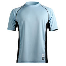 Zhik Mens Short Sleeve Zhikdry Sailing Top - Sky Blue