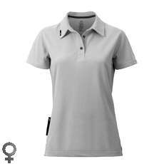 Zhik Womens Poly Cotton Sailing Polo - Ash