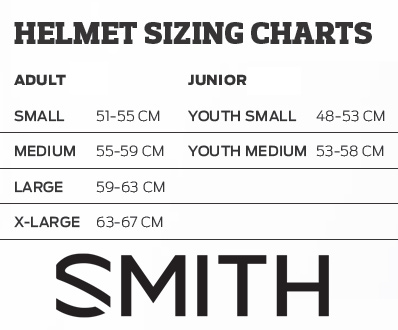 Smith Size Chart