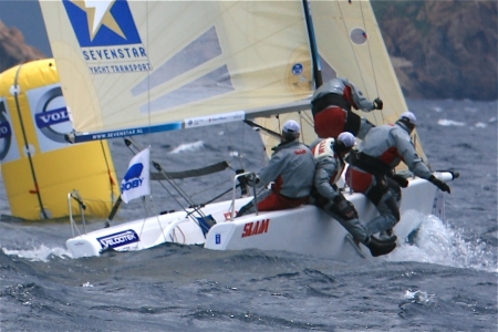 Simon Strauss auf Melges 24